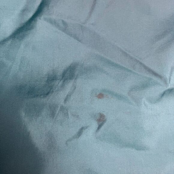 Columbia Men’s L Jacket Green Hidden Hood Vintage Purple 90s Y2K Windbreaker - Picture 10 of 14